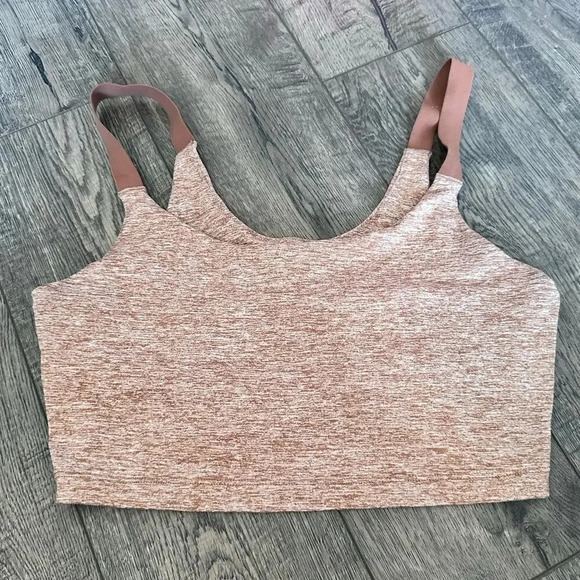 Aerie Offline The Hugger Recharge Least Support Unlined Brown Sports Bra Medium - Picture 1 of 2
